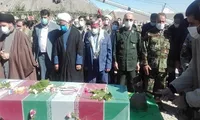 تصاویر/ مراسم تشییع پیکر ۲ شهید گمنام در پردیس