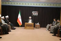 تصاویر/ دیدار طلاب مدرسه علمیه تویسرکان با نماینده ولی فقیه در استان همدان