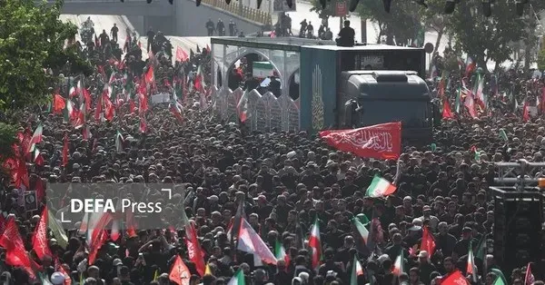 مراسم تشییع امام شهید