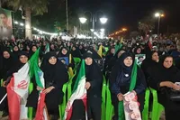 رونمایی از اثر هنری«ایران ما طلاست»در پنجاه دومین شب تجمع لامردی ها