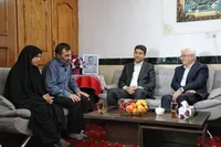 دیدار وزیر ارتباطات و فناوری اطلاعات با خانواده شهید ناو جماران در خراسان شمالی+ تصاویر