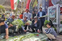 کارکنان شهرداری کرمان با شهدا تجدید پیمان کردند+تصاویر