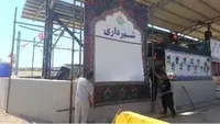 فیلم/ برپایی موکب شهدای شهرداری دلیجان برای خدمت به زائران حسینی