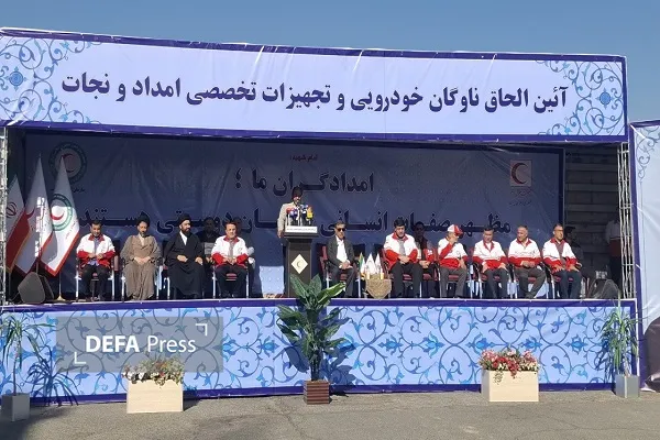 برگزاری آیین الحاق خودرو‌های جدید امدادی عملیاتی هلال احمر