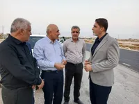 بازدید معاون عمرانی استاندار از نقاط حادثه‌خیز محور بوشهر- برازجان