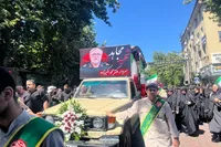 تشییع پیکر مطهر سردار شهید «اکبرزاده» در ساری