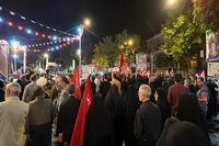 فیلم/ اجتماع حماسی مردم خراسان شمالی در شامگاه اربعین حسینی به خونخواهی رهبر شهید