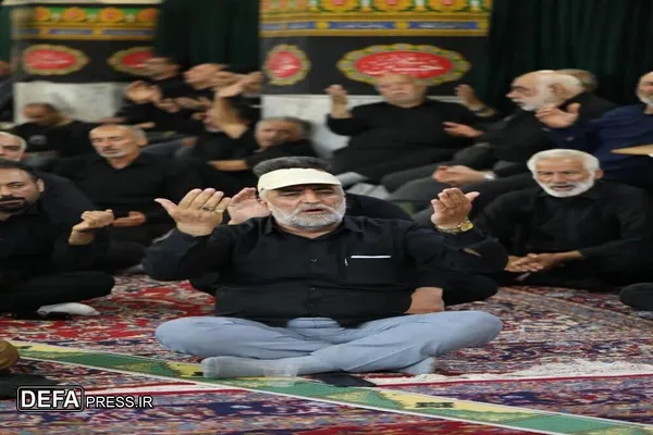 مراسم شب هفت سرتیپ دوم پاسدار شهید والامقام موسویان عصر امروز شهر ناراق مسجد جامع