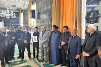 رونمایی از تمثال شهدای جنگ تحمیلی دوازده‌روزه و رمضان درشهر قهستان شهرستان درمیان