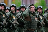 Displays Instead of Military Equipment on Victory Day