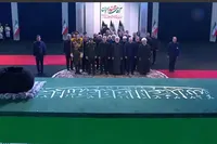 ادای احترام رؤسای قوا به رهبر شهید انقلاب
