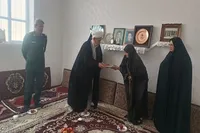تجلیل مسئولان شهرستان ابهر از ایثارگران و خانواده‌های شهدا