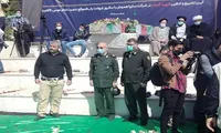 تصاویر/ تشییع پیکر‌ مطهر یک شهید گمنام در شرکت «سایپا»