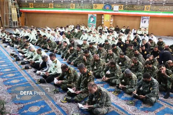 برگزاری مراسم معنوی دعای ندبه در ستاد انتظامی مازندران+ تصاویر