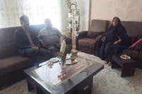 دیدار مسئولان بنیاد شهید قزوین با والدین سادات شهدا و جانبازان سادات ۷۰ درصد به مناسبت عید غدیر