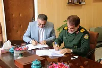 امضای تفاهم‌نامه همکاری میان اداره‌کل حفظ آثار دفاع مقدس استان و دانشگاه آزاد اسلامی همدان + تصاویر