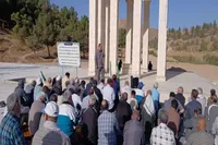 تجدید میثاق پیشکسوتان دفاع مقدس و مقاومت خراسان شمالی با شهدا+ تصاویر