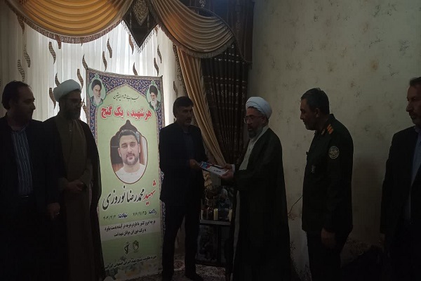 سرهنگ حبیب‌زاده: هر شهید یک مکتب و یک گنجینه ارزشمند است