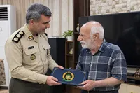 تجلیل از پیشکسوت دوران هشت سال دفاع مقدس در اهواز