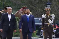استقبال رسمی پزشکیان از نخست وزیر عراق