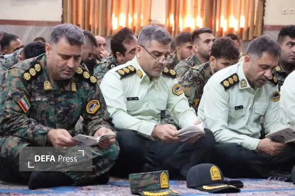 برگزاری مراسم معنوی دعای ندبه در ستاد انتظامی مازندران+ تصاویر