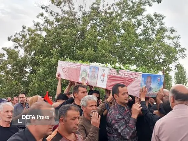 تشییع پیکر جانباز 1 تشییع پیکر جانباز 1