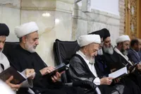 تصاویر/ مراسم بزرگداشت امام شهید خامنه‌ای از سوی آیت‌الله سبحانی