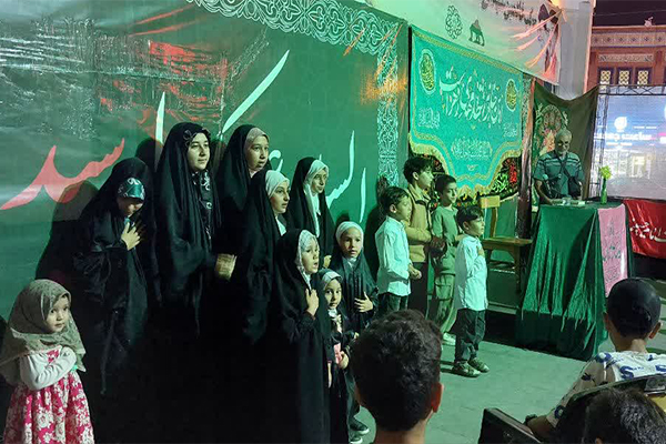 برگزاری مراسم جشن آغاز امامت حضرت ولی‌عصر (عج) در موکب خادمین شهدای گمنام شورابیل