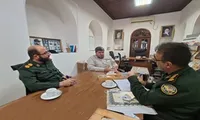 بازدید سردار «خرمدل» از اداره کل حفظ آثار دفاع مقدس و مقاومت بوشهر