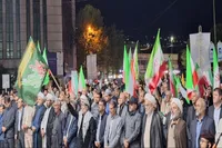 فیلم/ تجمع‌کنندگان سنندجی ایران امروز را مقتدرتر از دیروز خواندند
