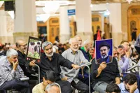 تصاویر/ آیین پاسداشت اربعین رهبر شهید در حرم حضرت معصومه(س)