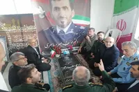 دیدار مسئولان با خانواده شهید امیر سرتیپ «یوسف رهبر دریاسری» در لنگرود