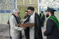 تصاویر/ تجلیل از ۵۹ موکب‌دار عراقی در جنگ رمضان