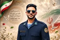 وداع با پیکر شهید اقتدار در بردسکن