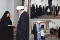 حجت‌الاسلام شیرازی در روز دختر با خانواده شهید مدافع امنیت «محمدی» در کرمان دیدار کرد