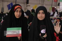 تصاویر/ اجتماع باشکوه بسیجیان خوی در سالروز تشکیل بسیج مستضعفین