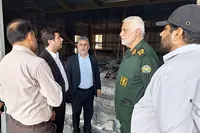 بازدید مدیرکل نوسازی مدارس خوزستان از پروژه موزه دفاع مقدس و مقاومت استان