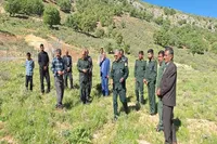 تصاویر/ بازدید مدیرکل حفظ آثار دفاع مقدس کهگیلویه و بویراحمد از محل جانمایی شهید گمنام در مارگون
