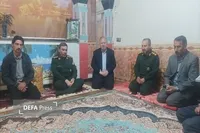 سرهنگ حبیب زاده: حضور در خانه شهدا اعلام آمادگی، همبستگی و تجدید عهد با راه نورانی این عزیزان است