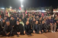 تصاویر/ برگزاری مراسم هفتمین شب تدفین «رهبر شهید» در بیرجند