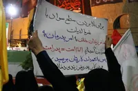 فیلم/ چهار روز تا تشییع امام شهید و استمرار حضور خونخواهان آن امام مجاهد شهید در شب ۱۲۲ در اراک