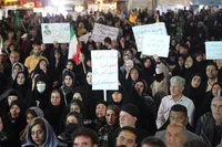 تصاویر/ شصت‌وچهارمین شب خروش انقلابی مردم ولایتمدار و انقلابی ایلام