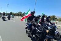 رزمایش موتورسواران جان‌فدا برگزار شد+ فیلم