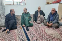 تصاویر/ تجلیل از خانواده بانوی شهید «گُلاله دلیری» در شهرستان سقز