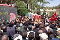 بیرجند در عطر شهادت؛ بدرقه جوانی که شهر را معطر کرد+ تصاویر