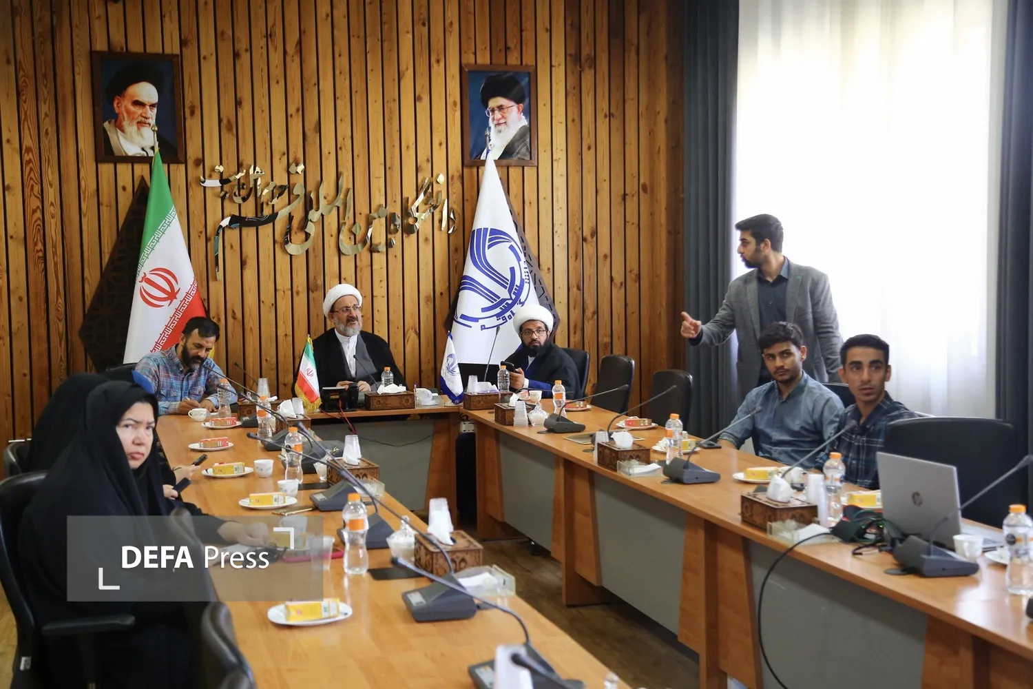 تصاویر/ نشست خبری چهارمین جشنواره ملی شهید آوینی در دانشگاه قم