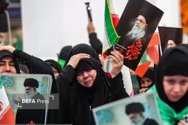 سوگ رهبر شهید