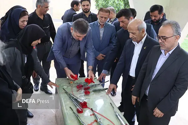 تجدید میثاق جامعه ورزش خوزستان با شهدا
