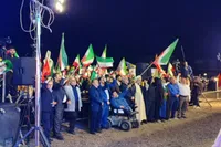 حضور مدیرکل حفظ آثار دفاع مقدس قزوین در تجمع شبانه به مناسبت تجلیل از ۱۲۰ شهید سادات استان