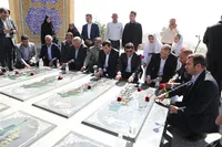 تجدید میثاق با آرمان‌های انقلاب؛ نخستین ایستگاه سفر وزیر ورزش در چهارمحال و بختیاری، یادمان شهدای گمنام